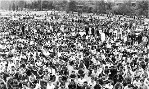 Immagine: Il massacro di Tlatelolco a Città del Messico, in Piazza delle Tre Culture